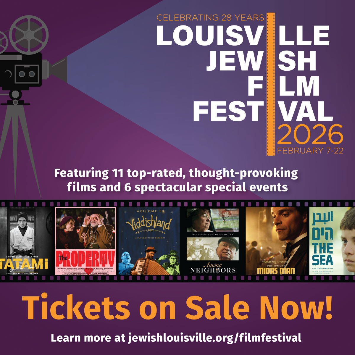 28th Annual Louisville Jewish Film Festival Returns Feb. 7–22, 2026